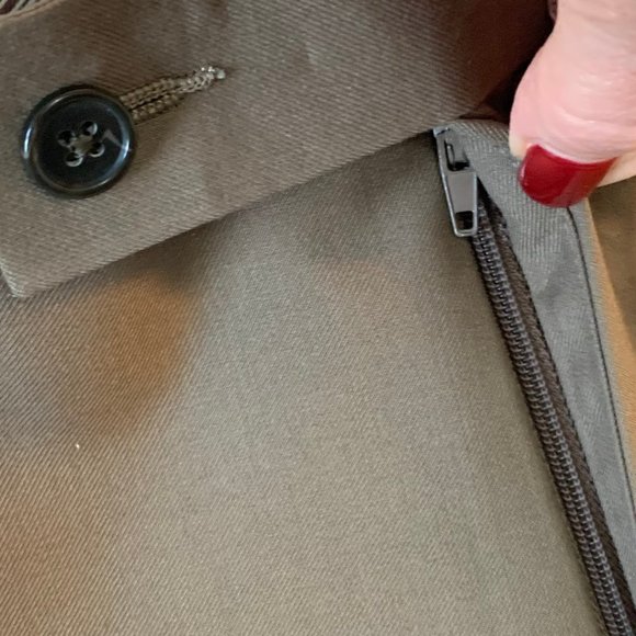 NWT Ralph Lauren Men’s Flat Front No Cuff Dress Pant, Color Tan 42wx30L Washable - Picture 2 of 12